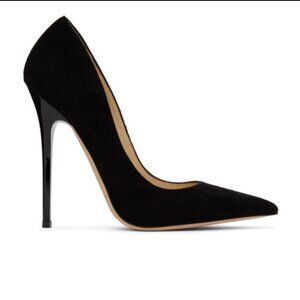 Jimmy Choo Black Suede Anouk Heels